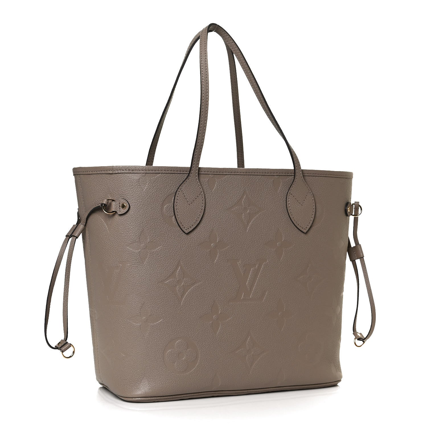 Louis Vuitton Empreinte Monogram Giant Neverfull MM Tourterelle 3 of 10