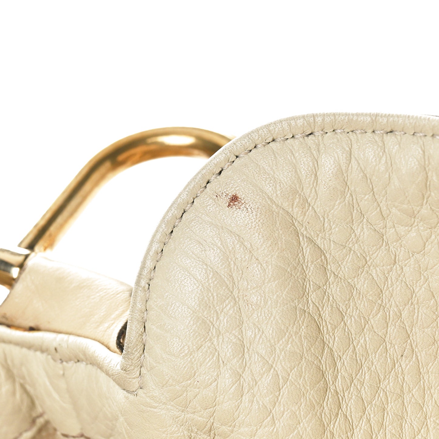 Monogram Medium Diana Bamboo Shoulder Bag Off White