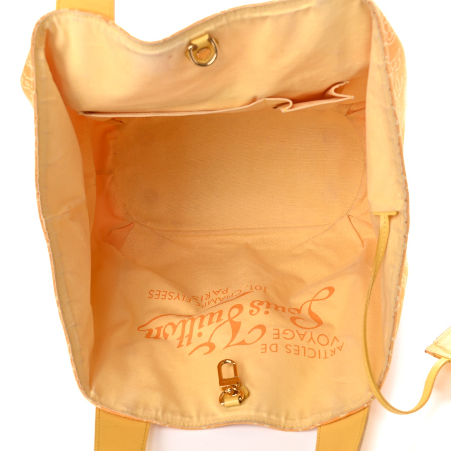 Louis Vuitton Cabas Ipanema PM Yellow 6 of 10