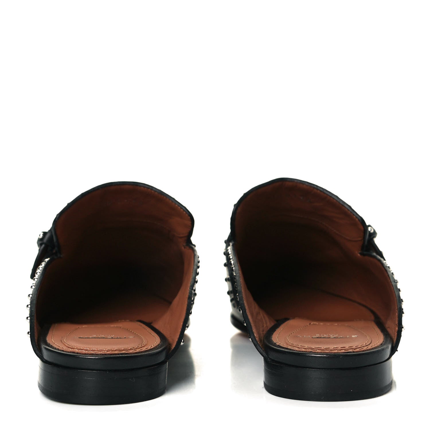 Givenchy Calfskin Studded Elegant Loafer 37 Black 5 of 11