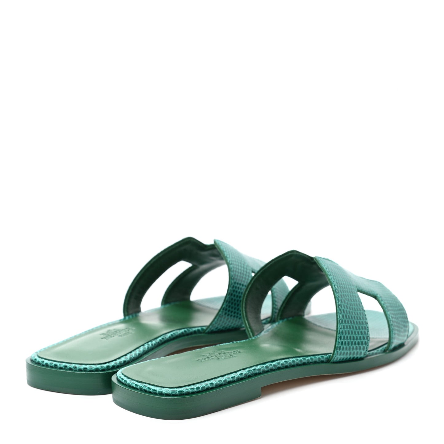 Lizard Oran Sandals 36 Vert Emeraude