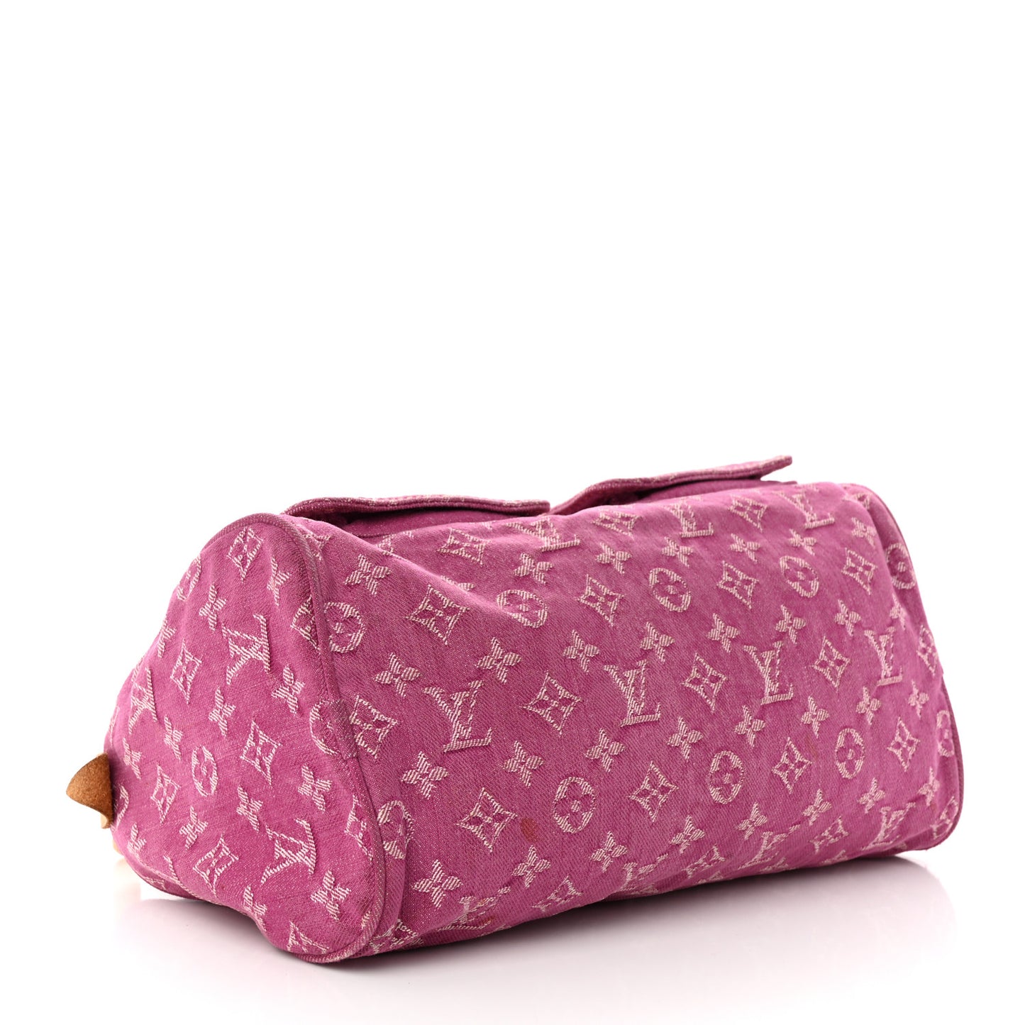 Monogram Denim Neo Speedy Fuchsia