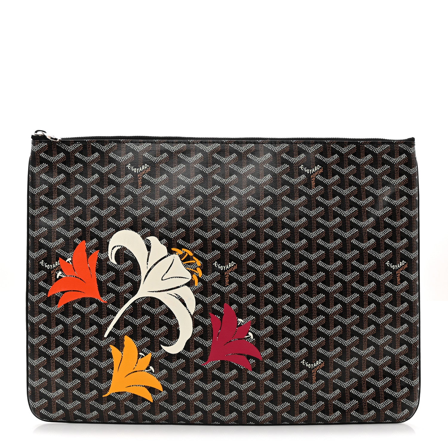 Goyard Goyardine Senat Pochette GM Black 1904643 – FASHIONPHILE