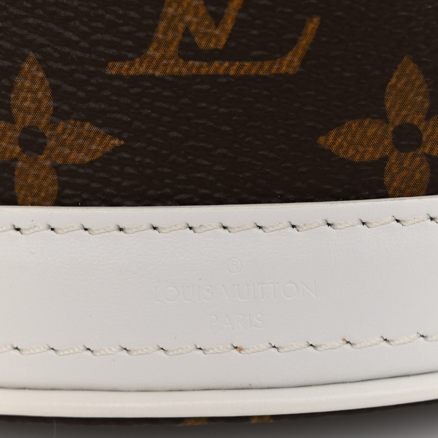 Monogram LV Match Nano Bucket Bag White