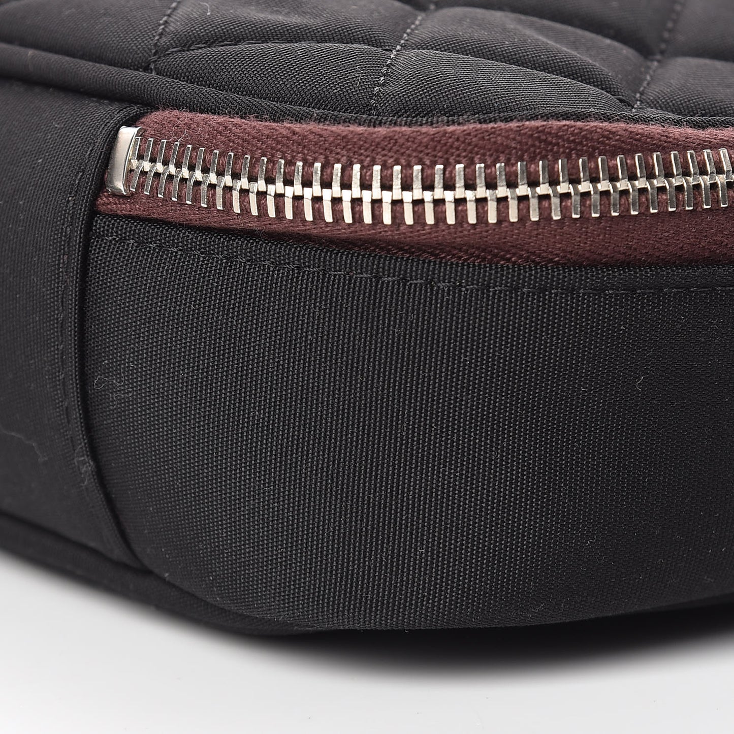 Nylon Quilted Laptop Case Black