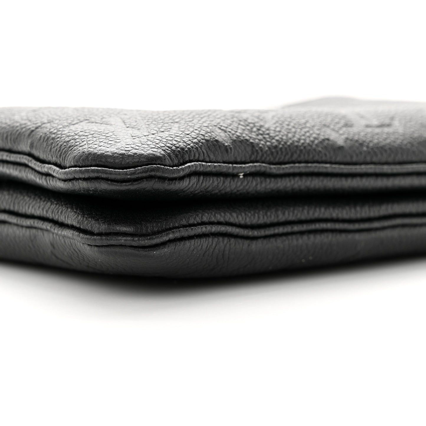 Empreinte Double Zip Pochette Black