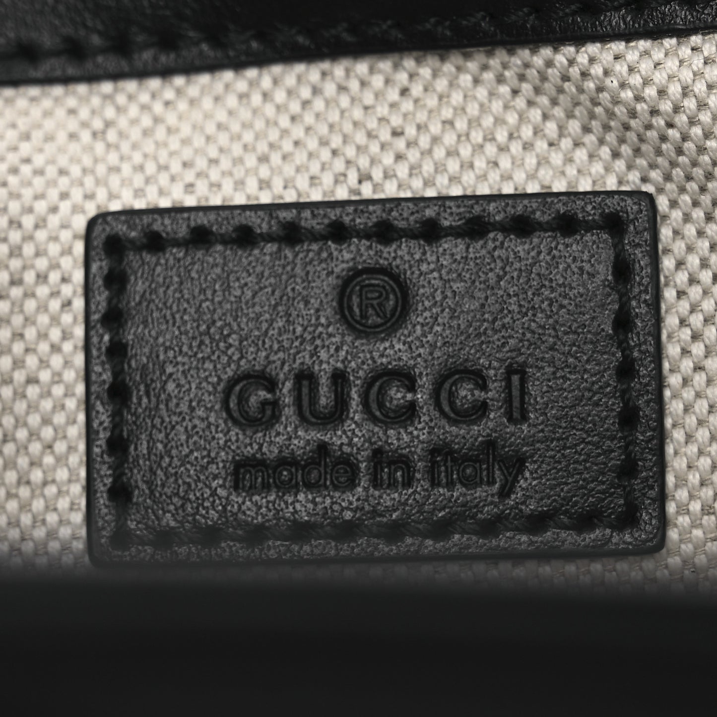 Calfskin GG Matelasse Bucket Bag Black