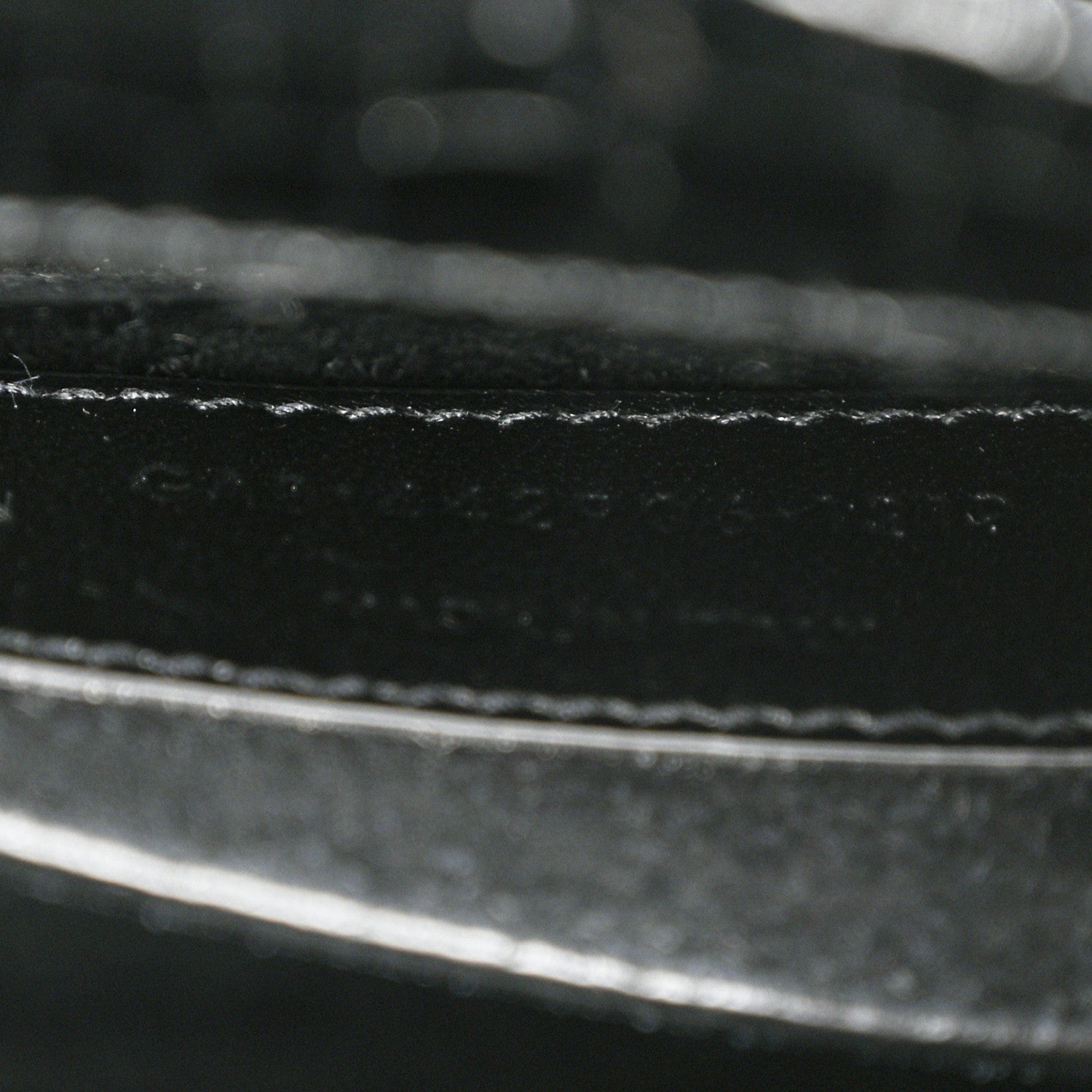 Saint Laurent Calfskin Crocodile Embossed Medium Monogram Sunset Black 7 of 12