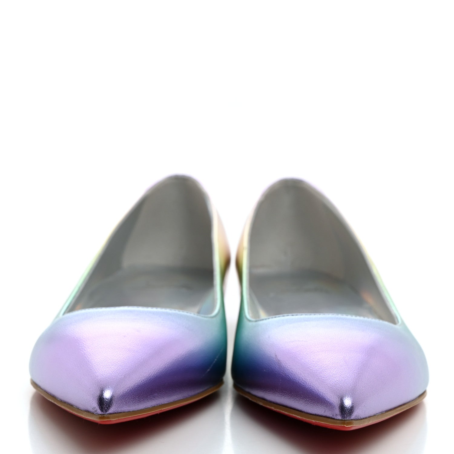 Christian Louboutin Iridescent Nappa Kate Flats 36.5 Multicolor 2 of 8