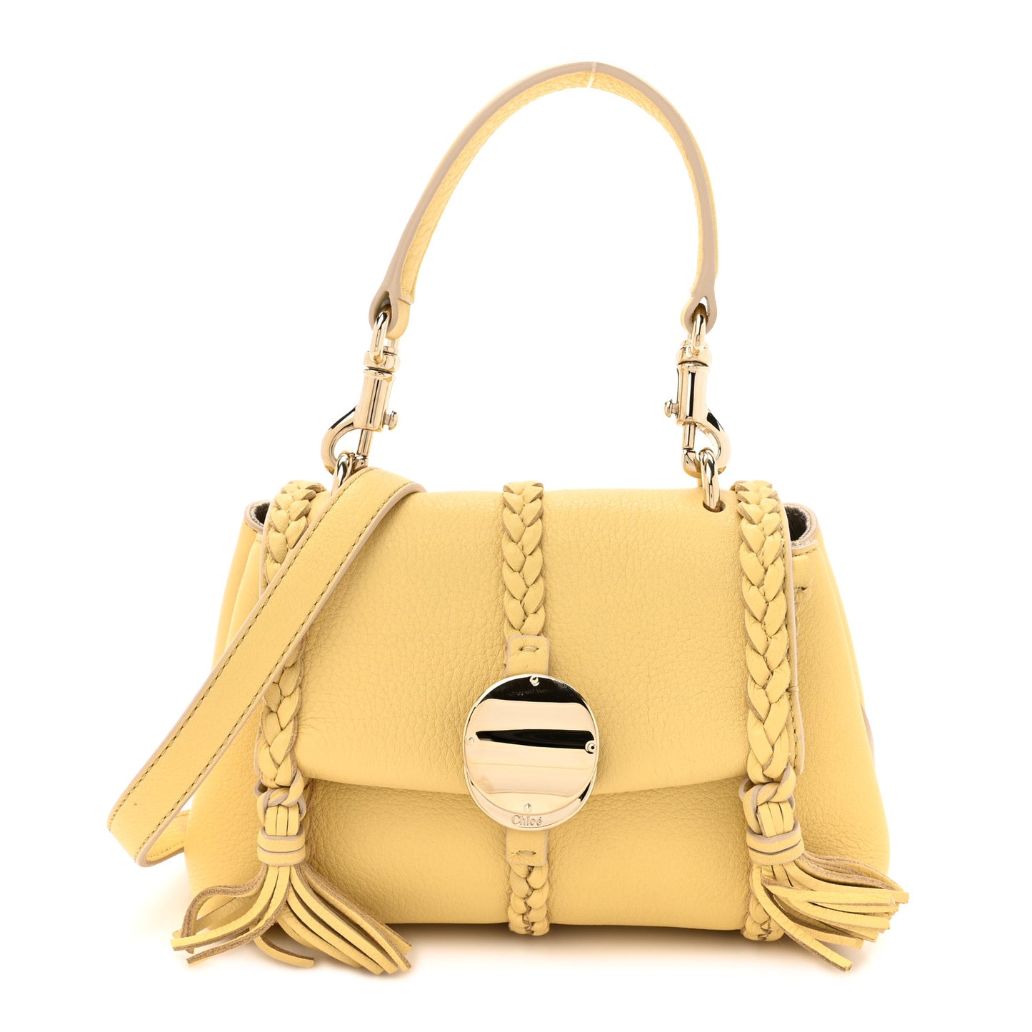 Smooth Calfskin Mini Penelope Soft Shoulder Bag Softy Yellow