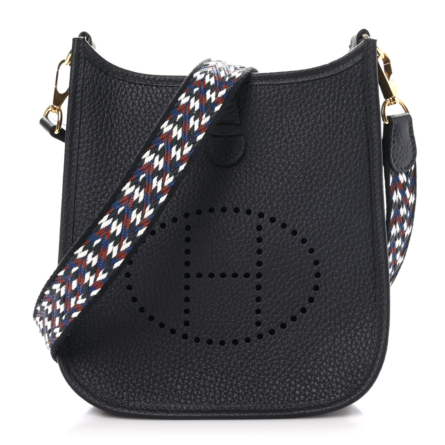 Taurillon Clemence Zigzag Evelyne TPM Caban Black Bleu Zellige Indigo