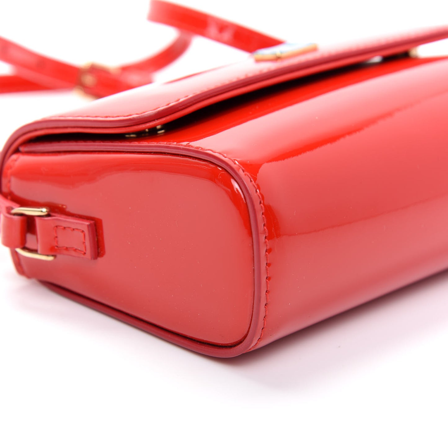 Patent Kids DG Escape Crossbody Bag Rosso