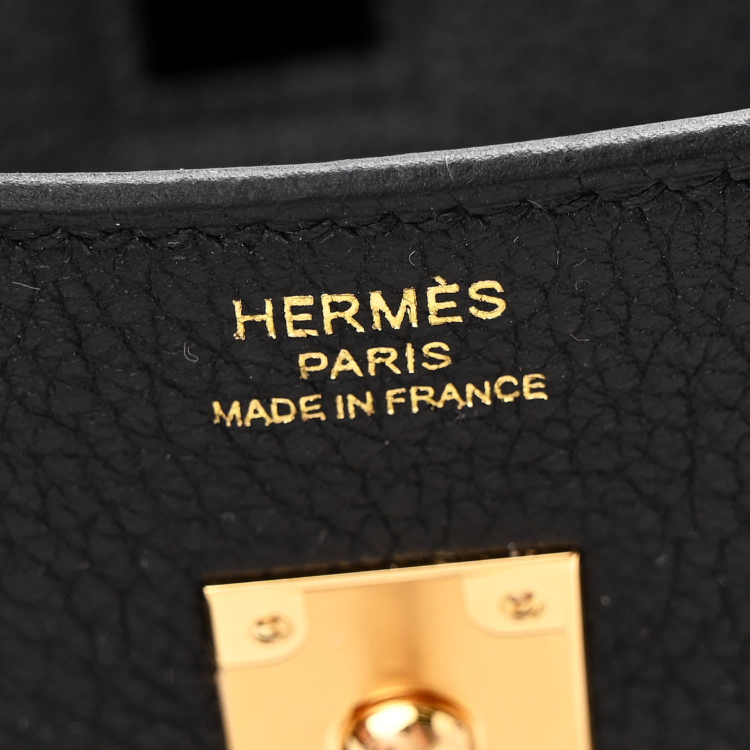 Hermes Togo Birkin 25 Black 6 of 11