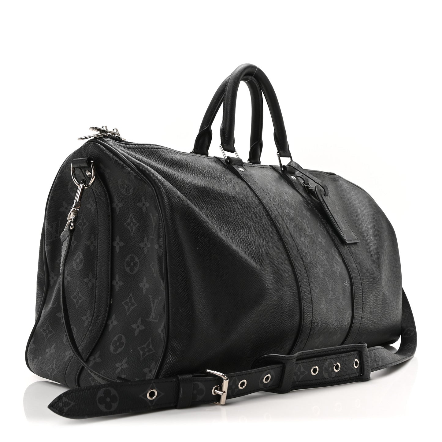 Taiga Monogram Eclipse Keepall Bandouliere 50 Black
