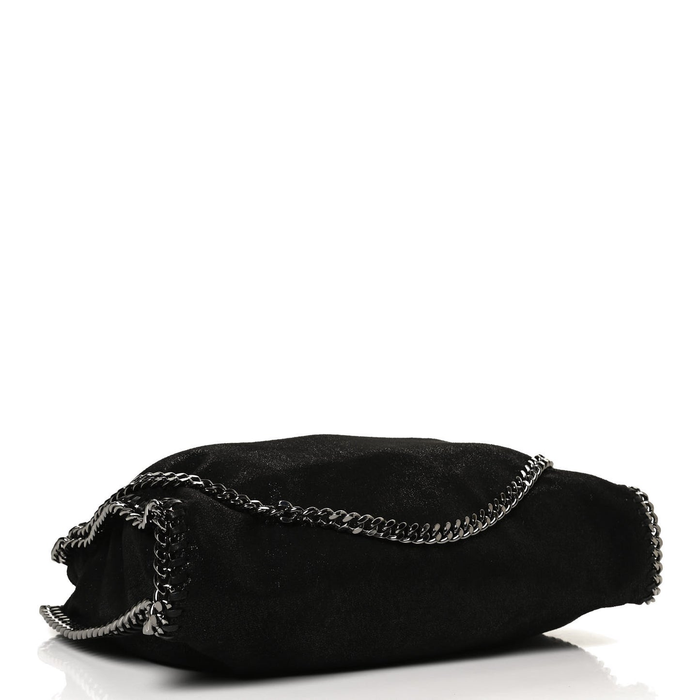 Shaggy Deer Falabella Fold Over Tote Black