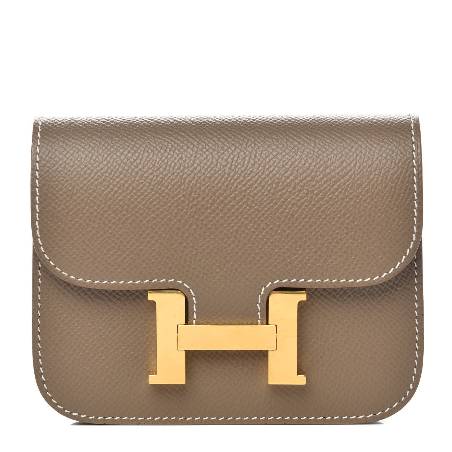 Hermes Epsom Constance Slim Wallet Etoupe 1 of 7