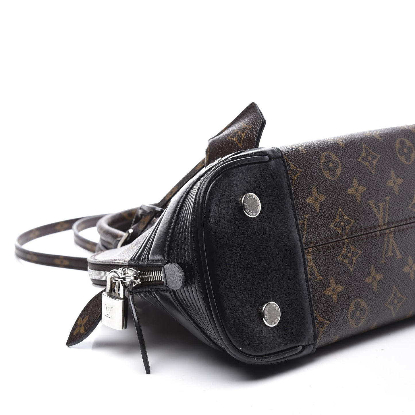 Shiny Monogram Alma PM Black