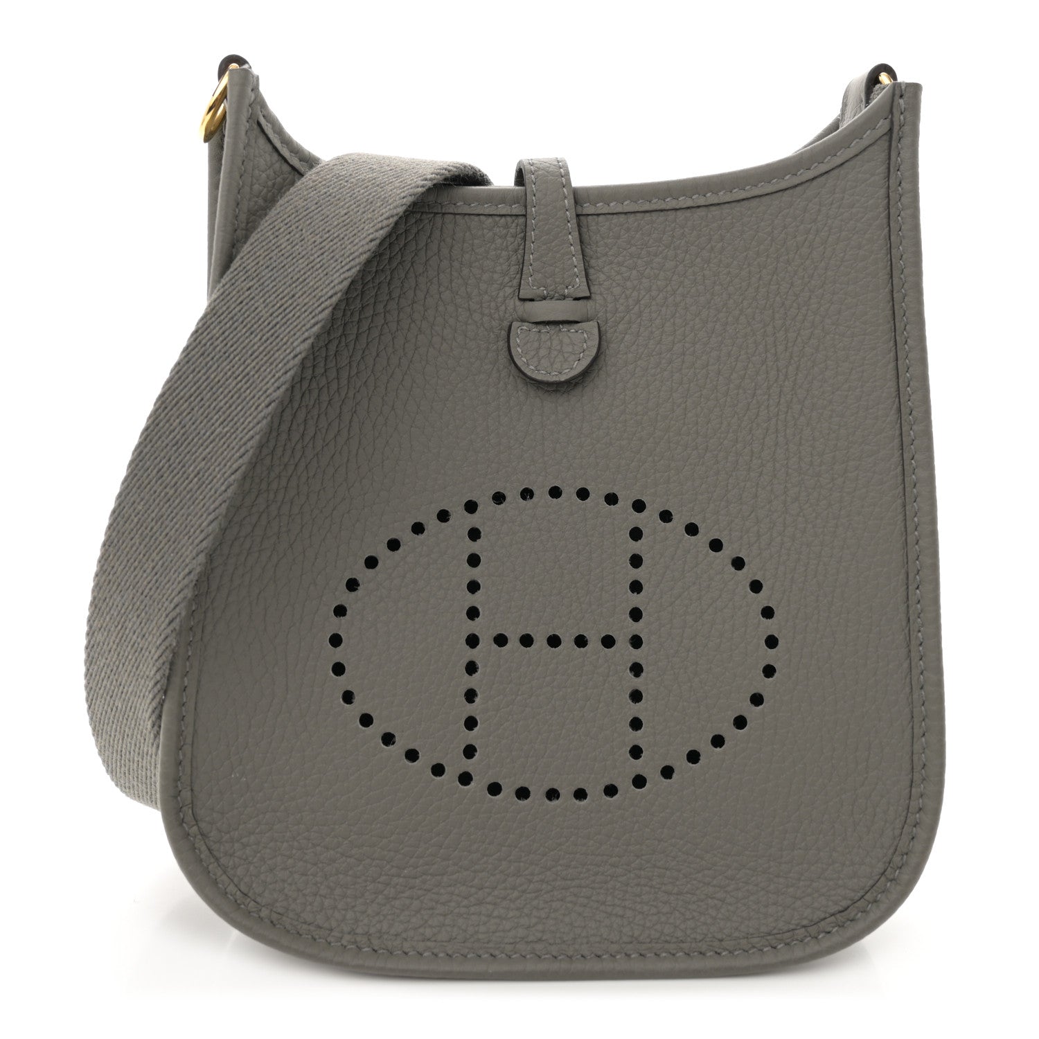 Hermes Taurillon Clemence Evelyne TPM Gris Meyer 1 of 11