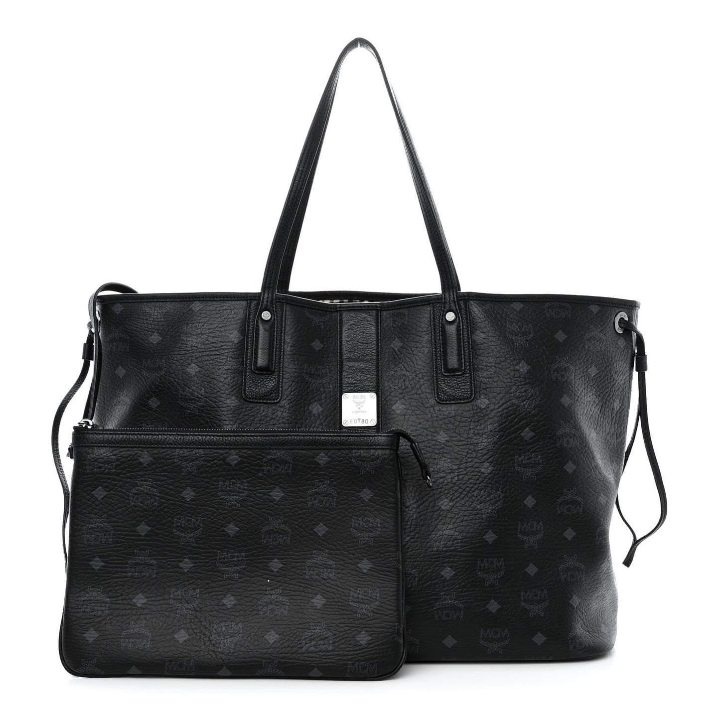 Visetos Large Liz Reversible Shopper Tote Black
