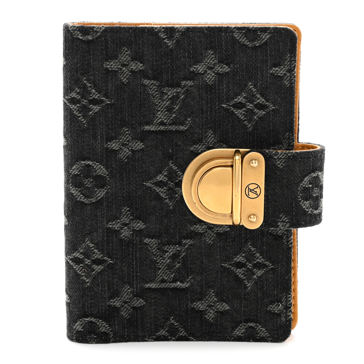 Louis Vuitton Denim Monogram Agenda PM Black 1537890 – FASHIONPHILE