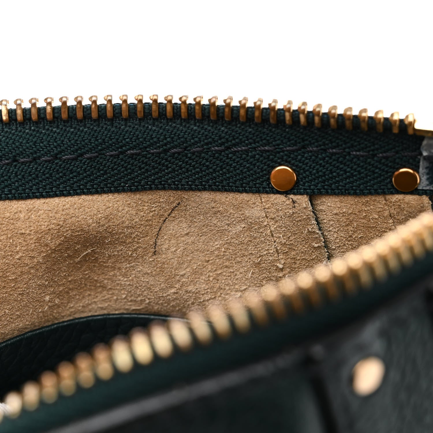 Chloe Grained Calfskin Nano Hayley Hobo Rainforest 10 of 10