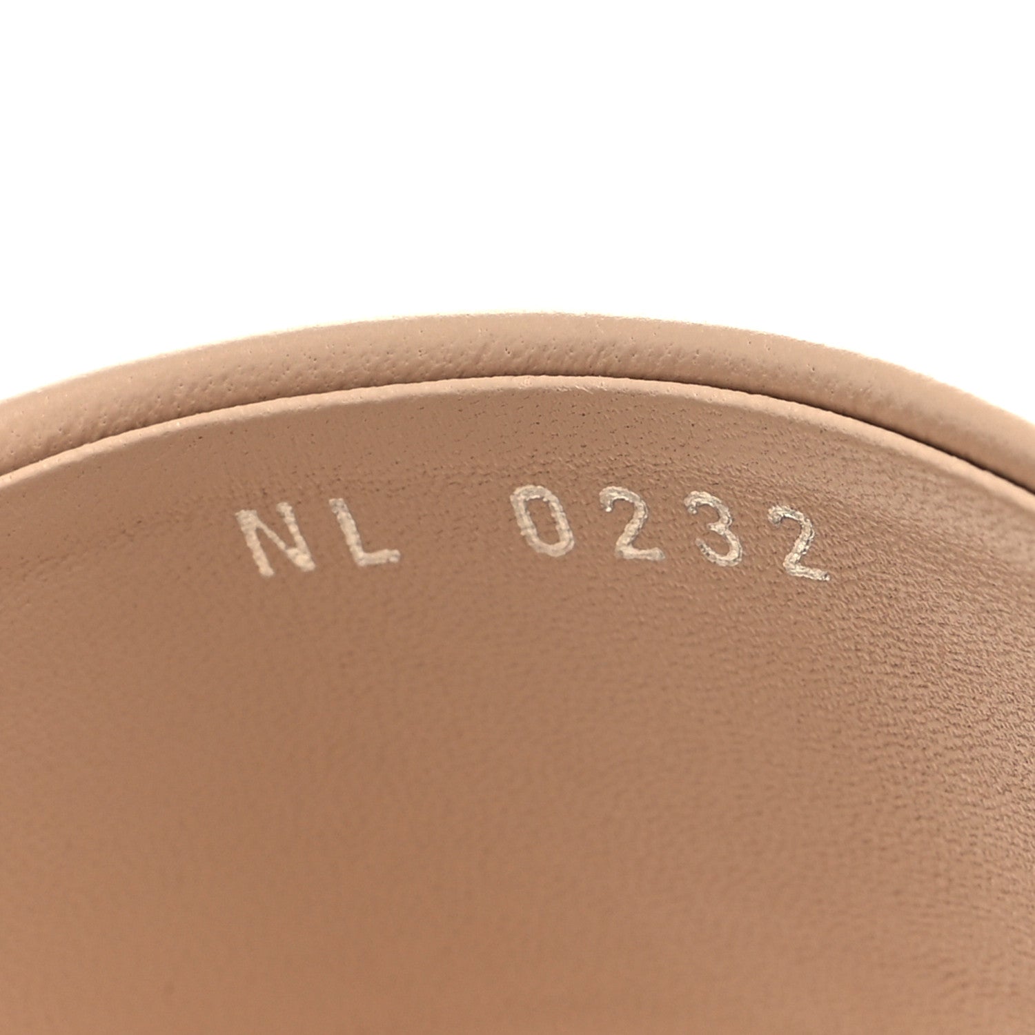 Louis Vuitton Lambskin Embossed Monogram Drapy Flat Thong Sandal 36.5 Beige 6 of 8