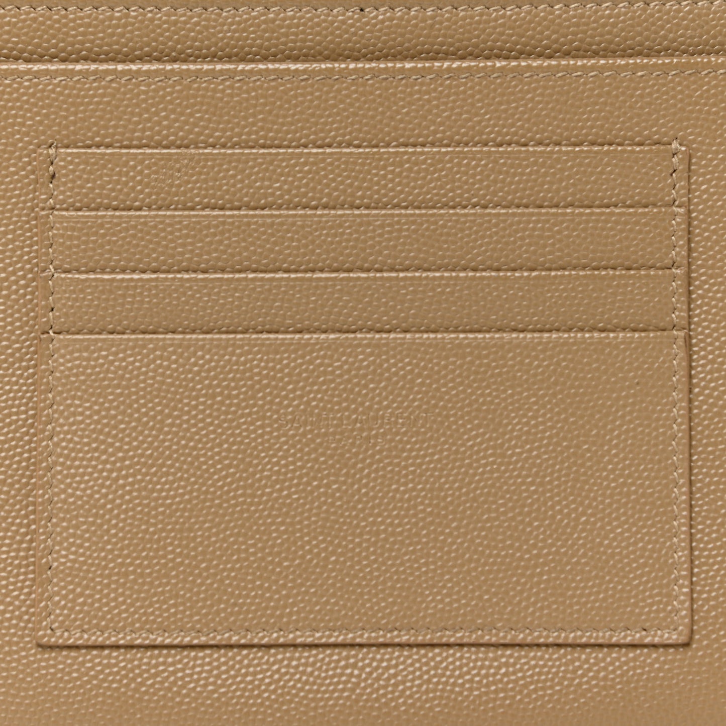 Grain De Poudre Chevron Monogram Large Bill Pouch Cork
