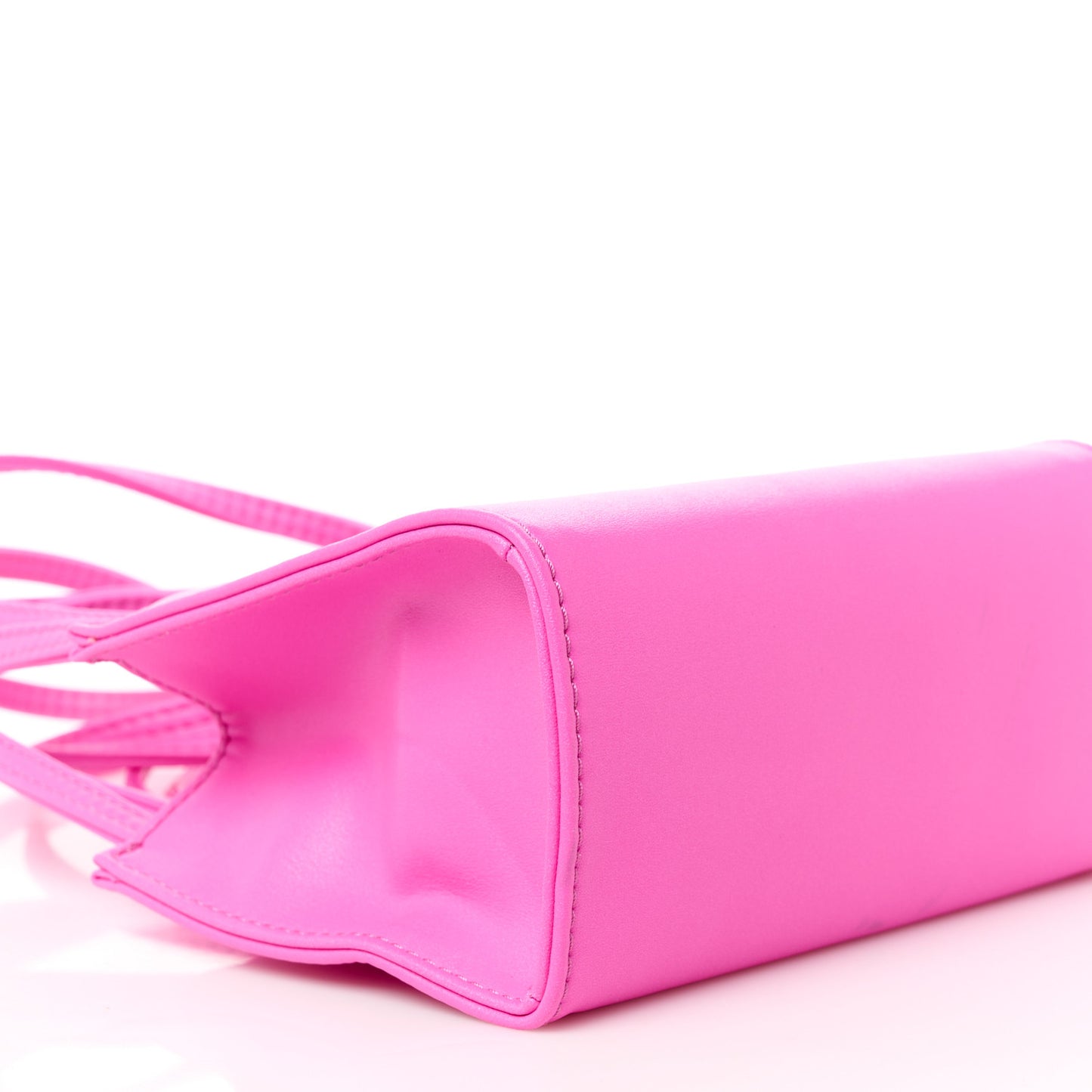 Vegan Leather Small Shopping Bag Azalea