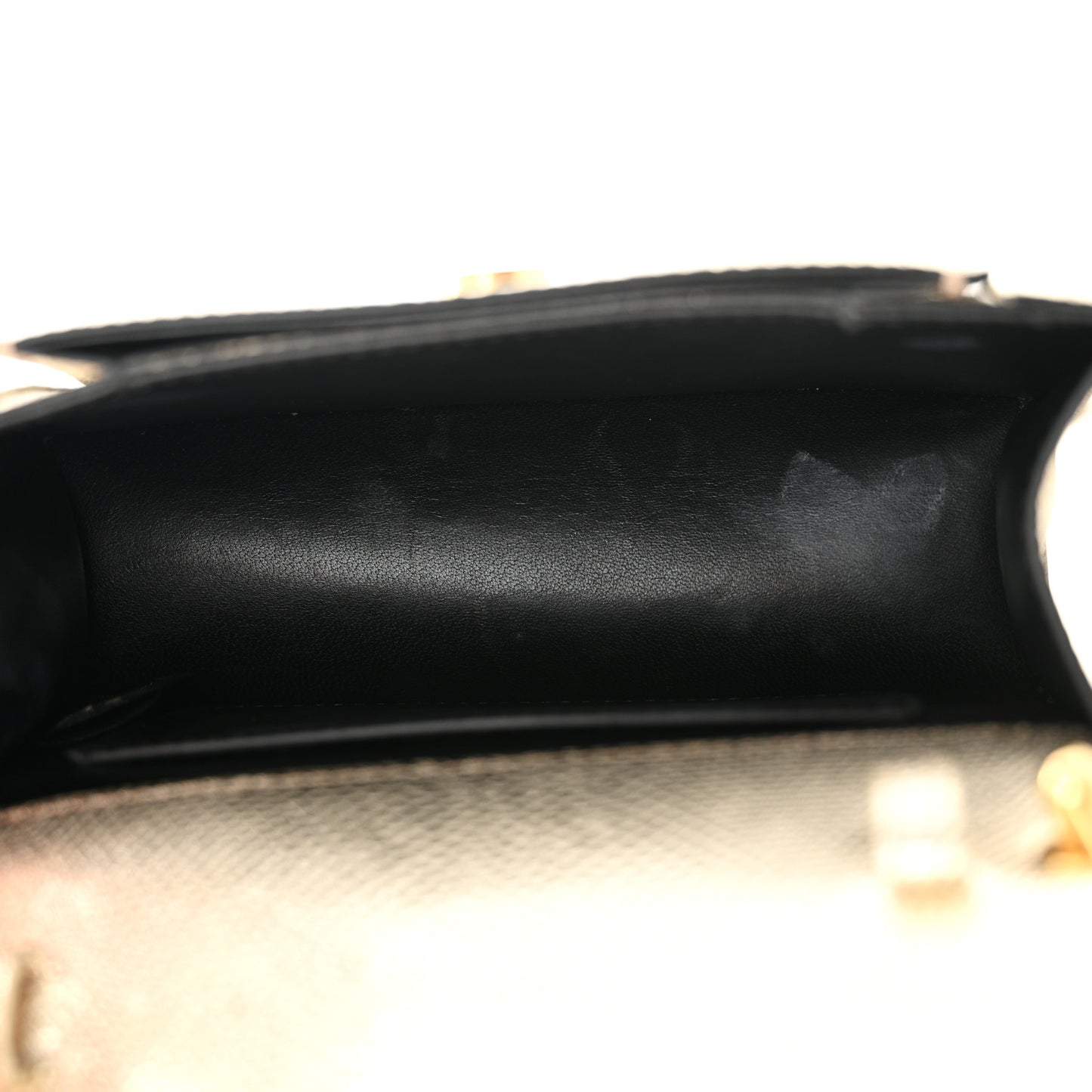 x ALEXANDER WANG Metallic Karung Serpenti Top Handle Belt Bag Light Gold
