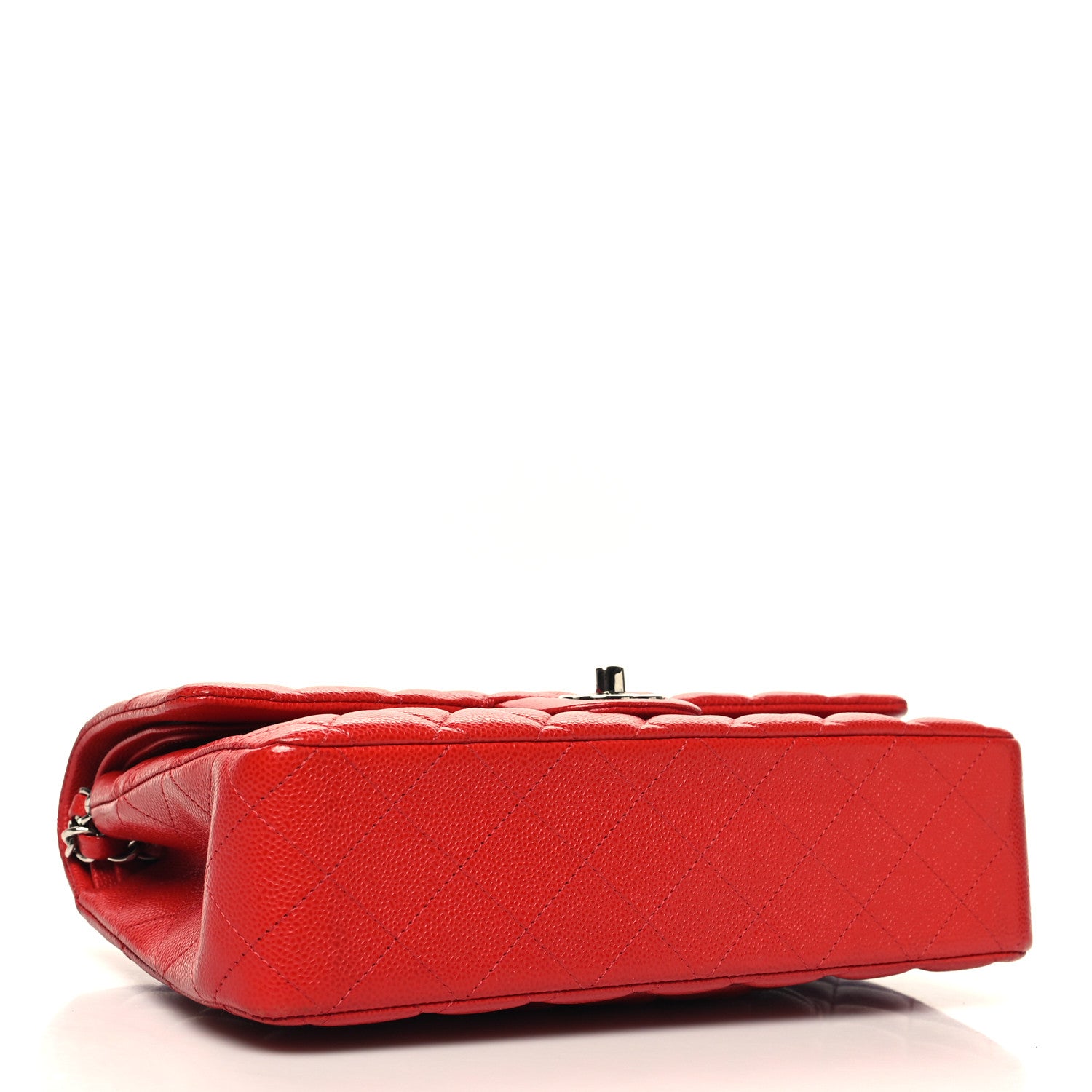 Chanel Caviar Quilted Medium Double Flap Red 4 of 10