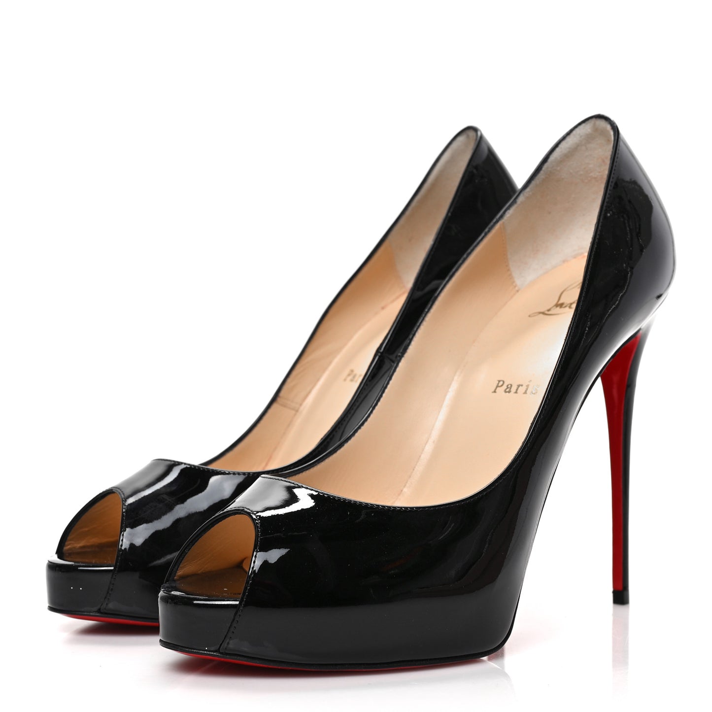 Patent New Very Prive 120 Pumps 40 Black Red