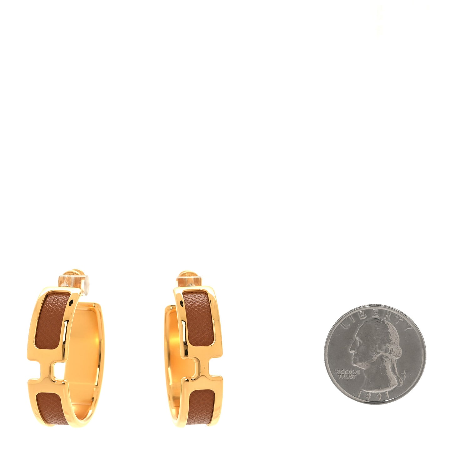 Epsom Olympe Hoop Earrings Gold