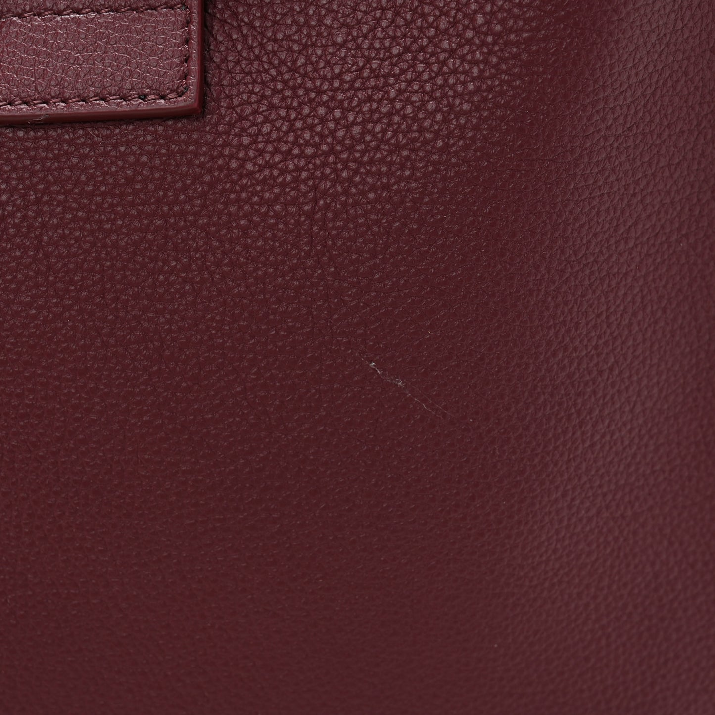 Grain Calfskin Small Tara Crossbody Red Plum