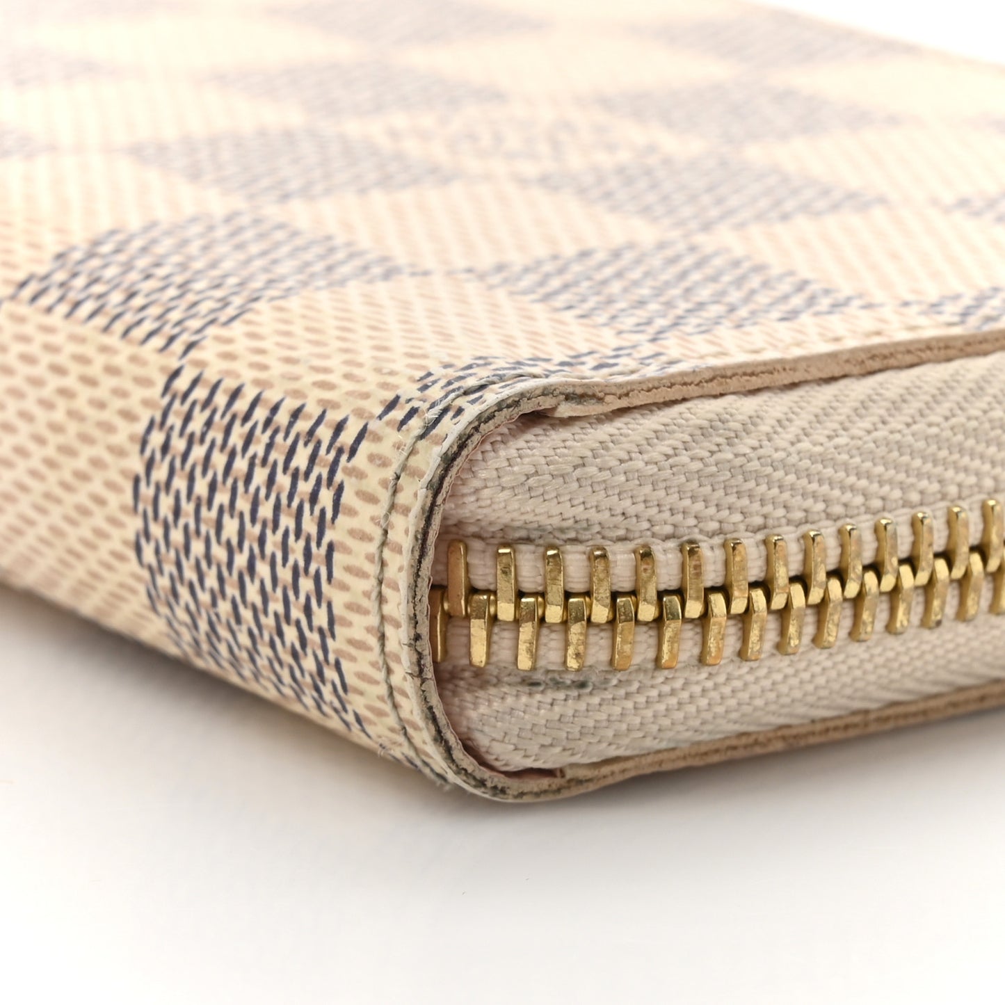 Damier Azur Clemence Wallet Rose Ballerine