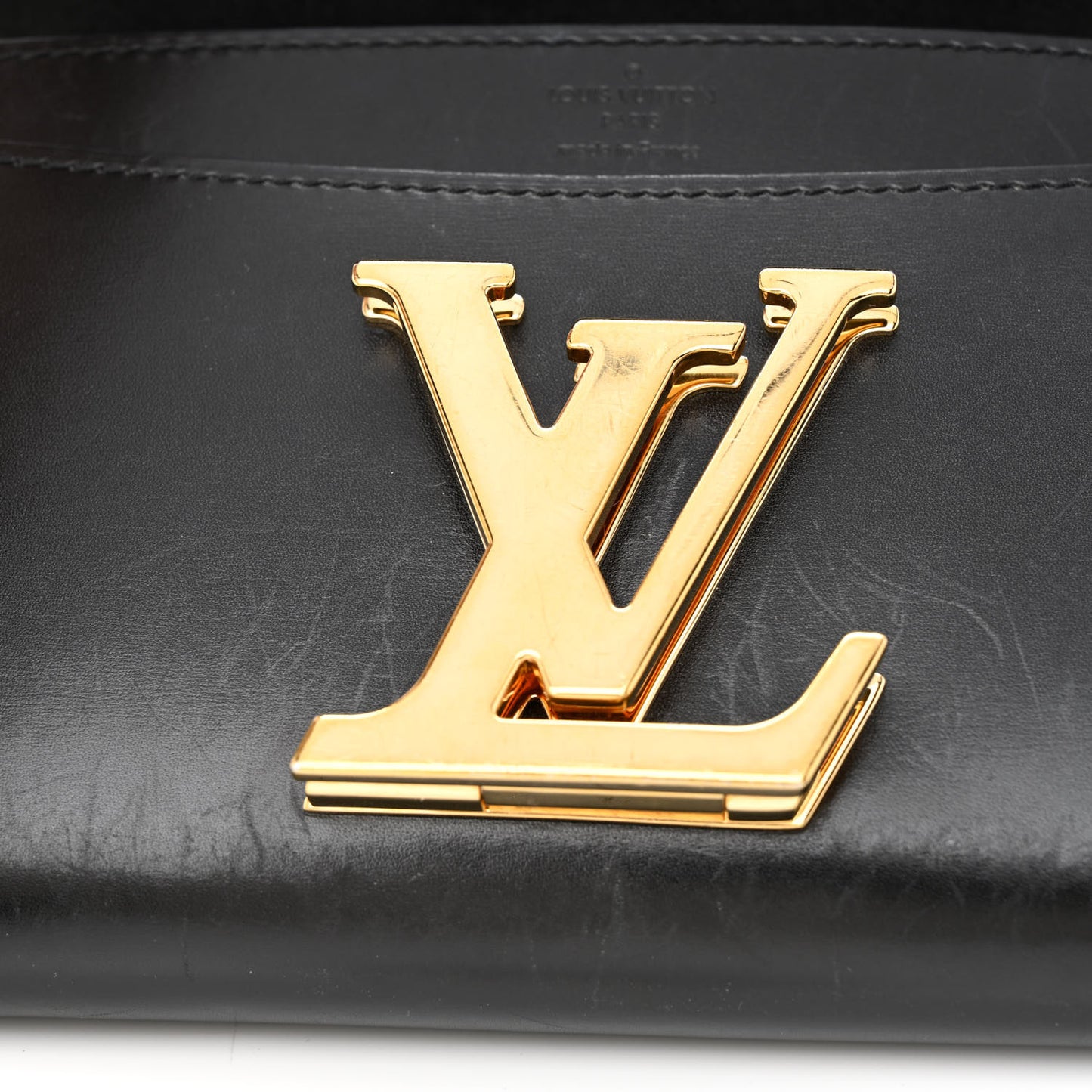 Calfskin Chain Louise MM Black