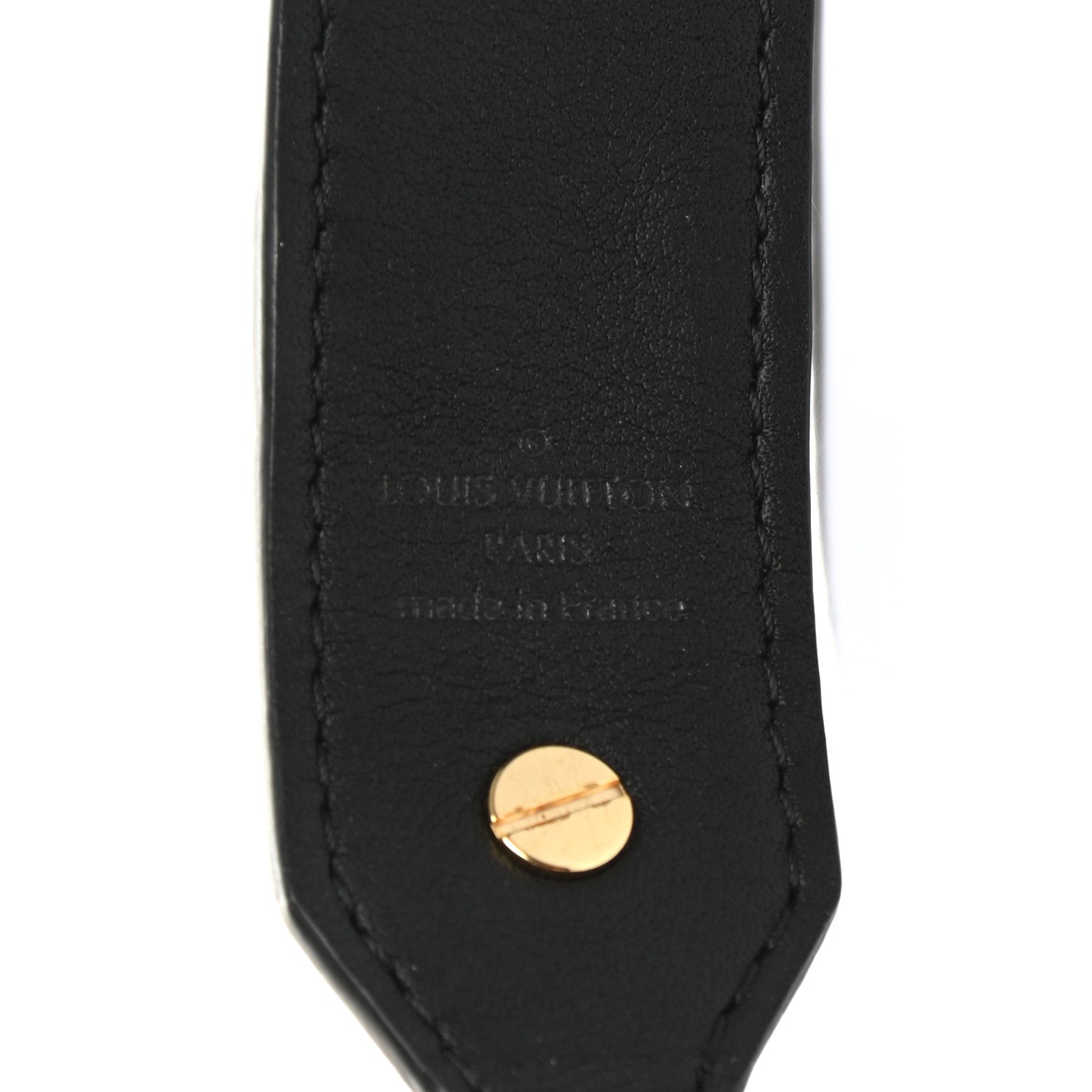 Louis Vuitton Monogram Bandouliere Shoulder Strap XL Black 3 of 4