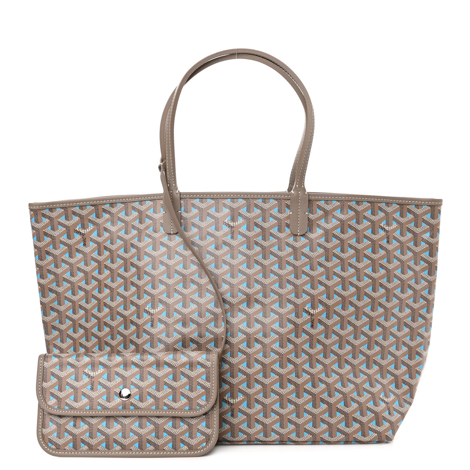 3/2 12時まで＊GOYARD Goyard Goyardine Saint Louis Claire Voie PM Grege Turquoise