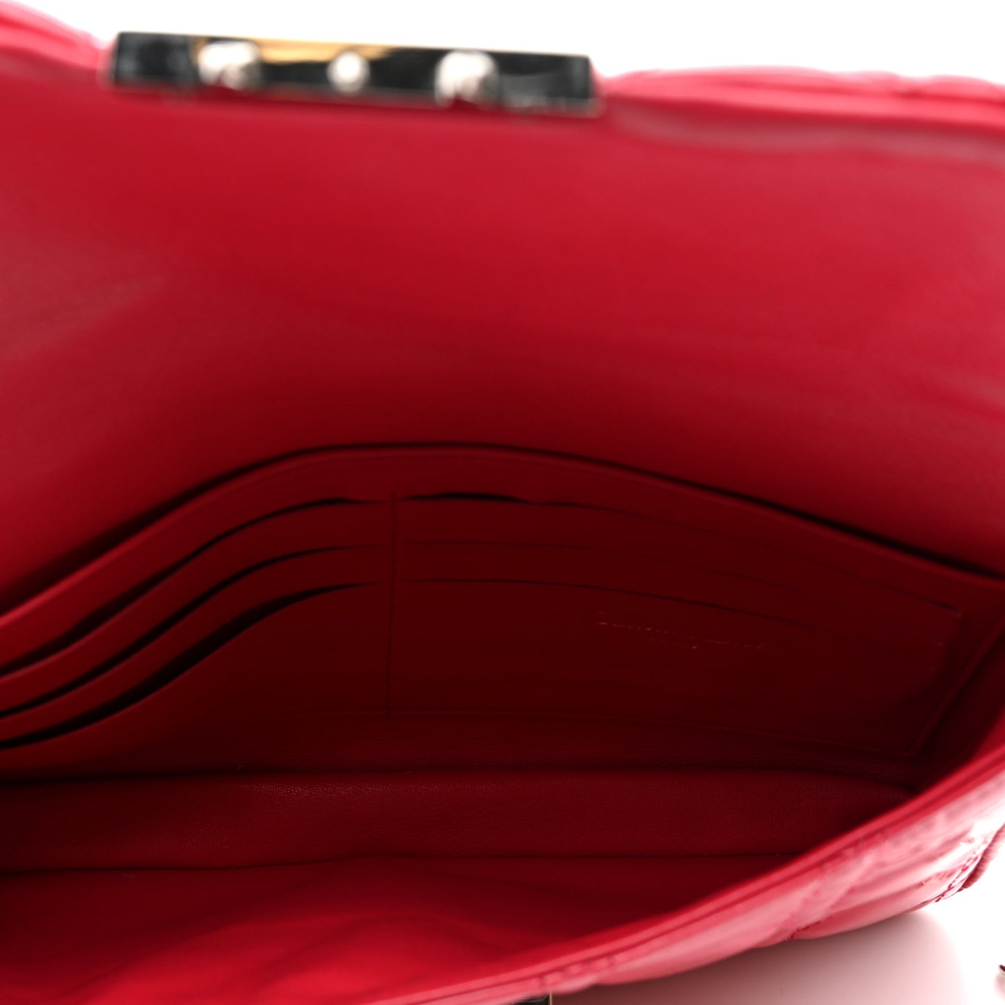 Patent Cannage Miss Dior Promenade Pouch Fuchsia