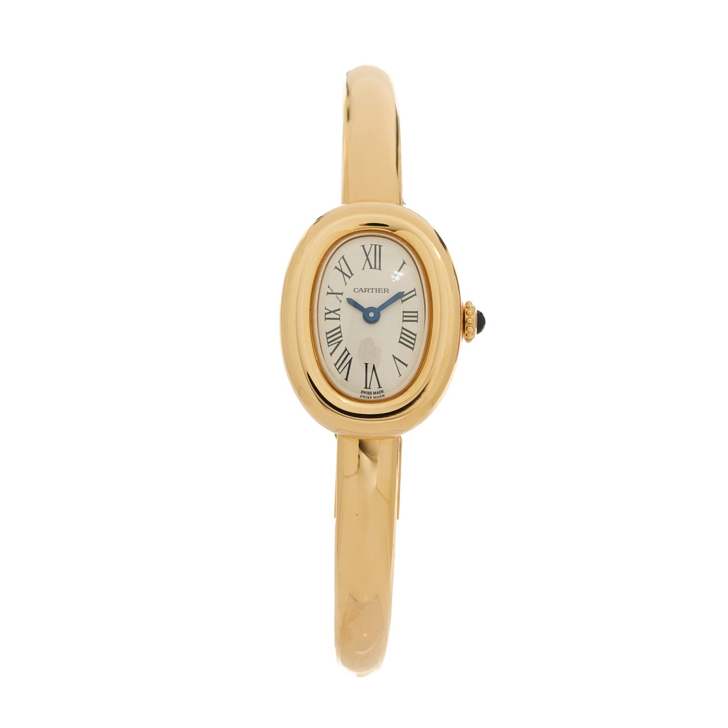 18K Yellow Gold 19mm Baignoire Quartz Watch
