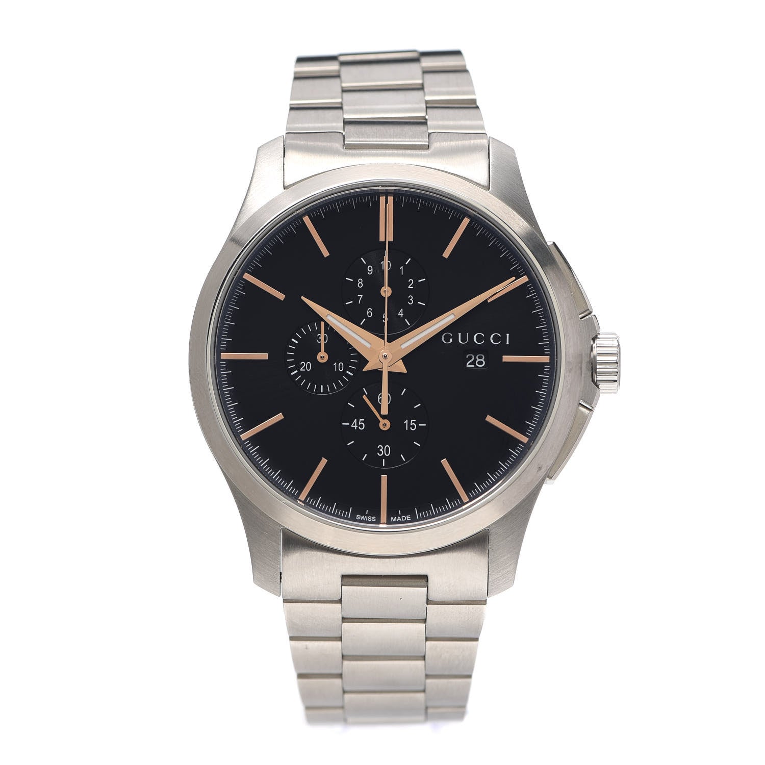 Gucci Stainless Steel 44mm G-Timeless Chronograph Quartz Watch