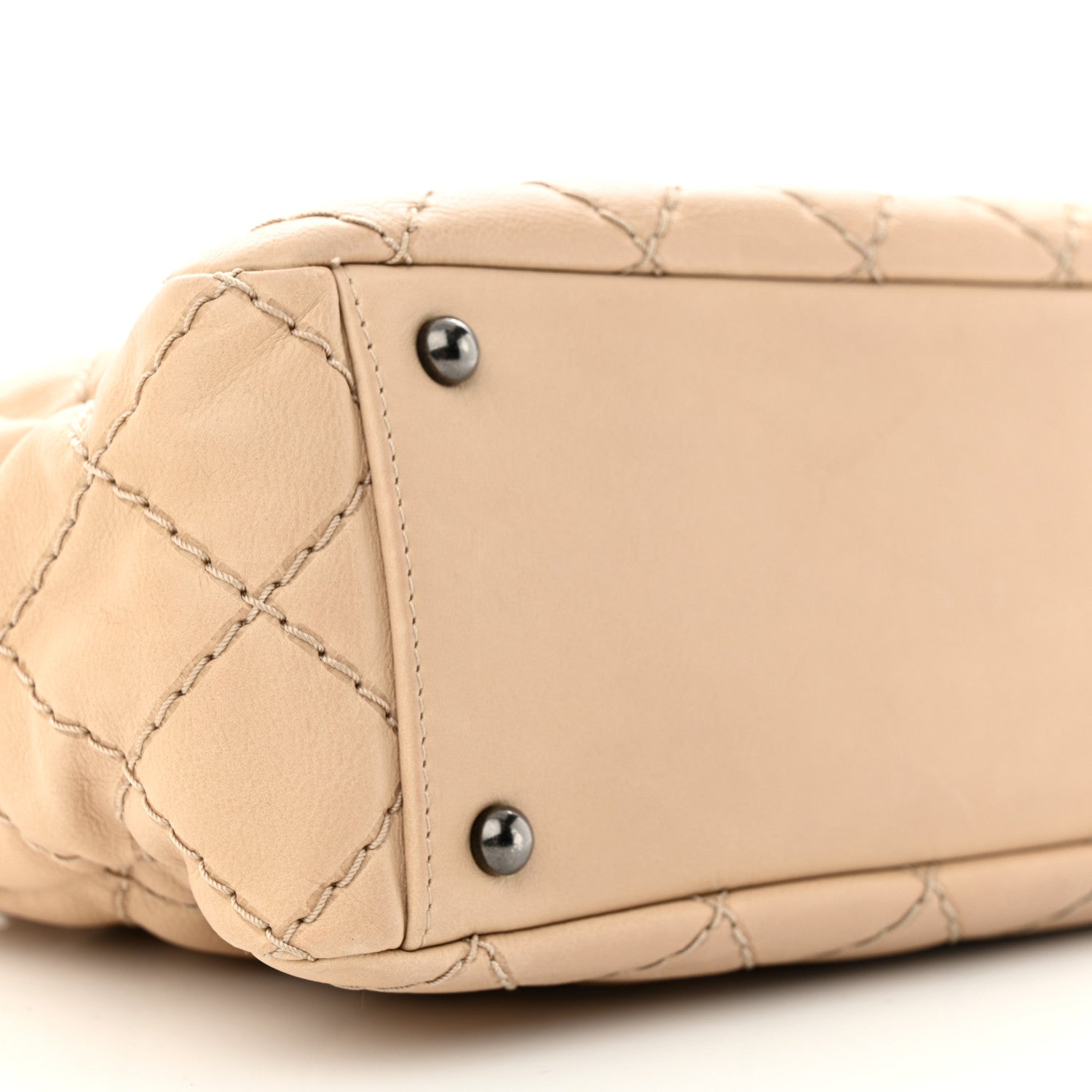 Chanel Calfskin Medium Stitch It Tote Beige 9 of 10