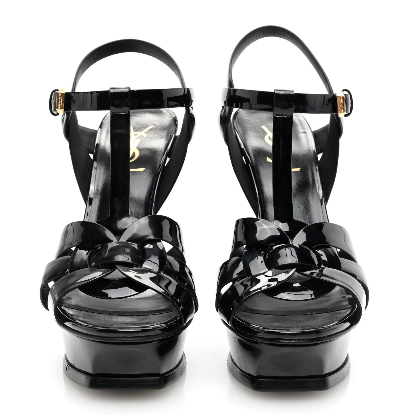 Patent Tribute 105 Platform Sandals 38 Black