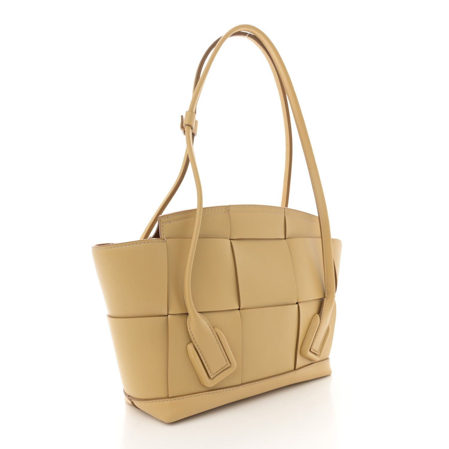 Bottega Veneta French Calfskin Maxi Intrecciato Small Arco Tapioca 2 of 10