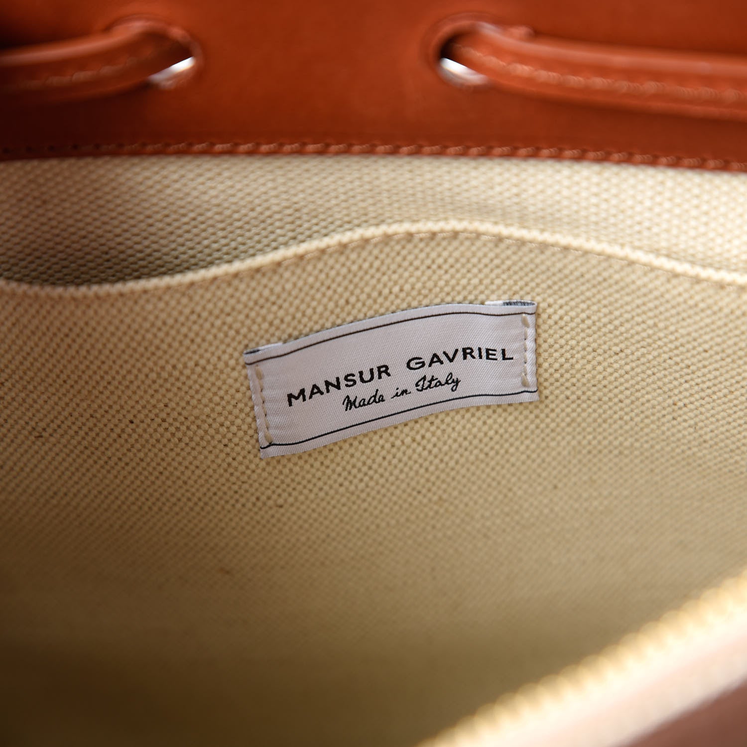 Mansur Gavriel Calfskin Sun Bag Brandy 8 of 9