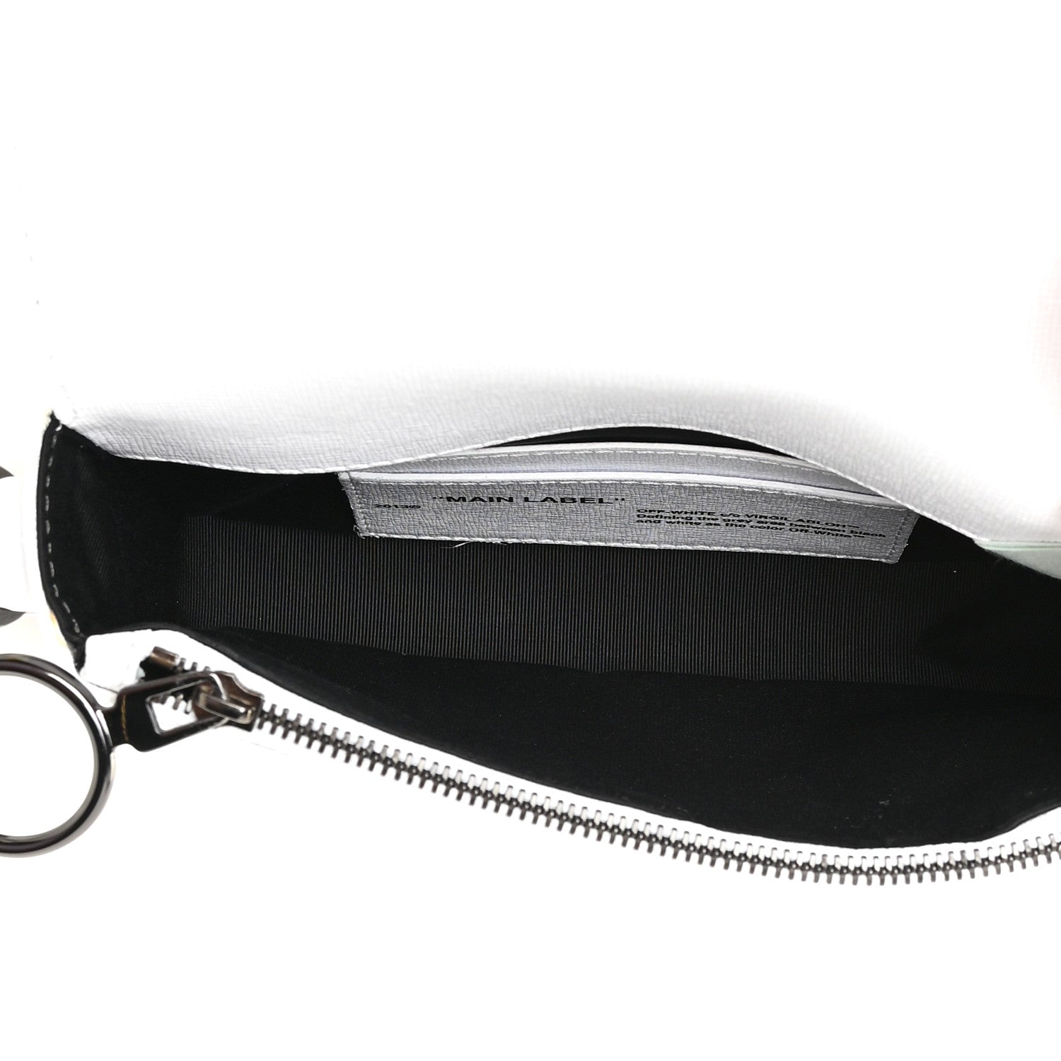 Off-White Saffiano Flap Shoulder Bag White 9 of 17