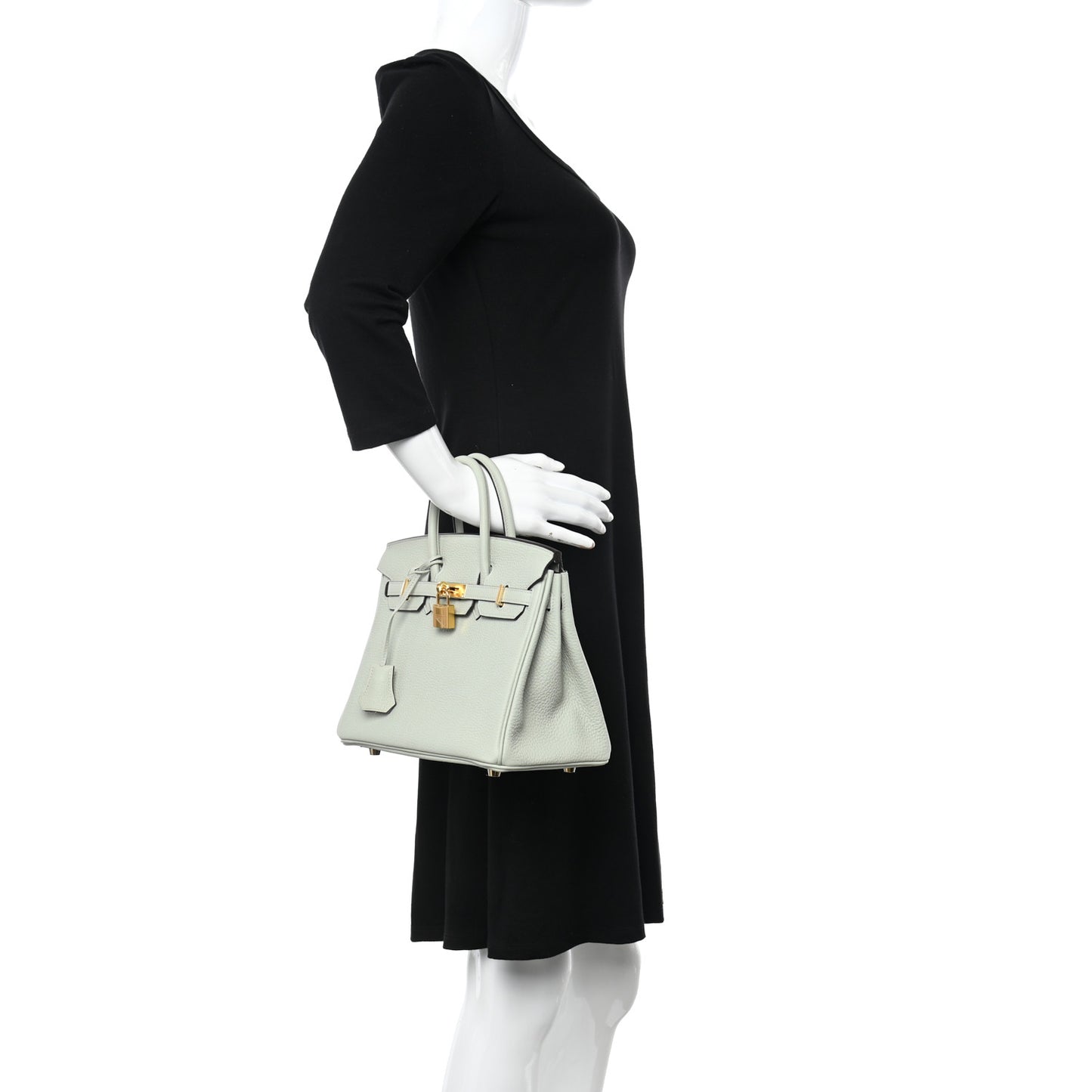 Togo Birkin 25 Gris Neve