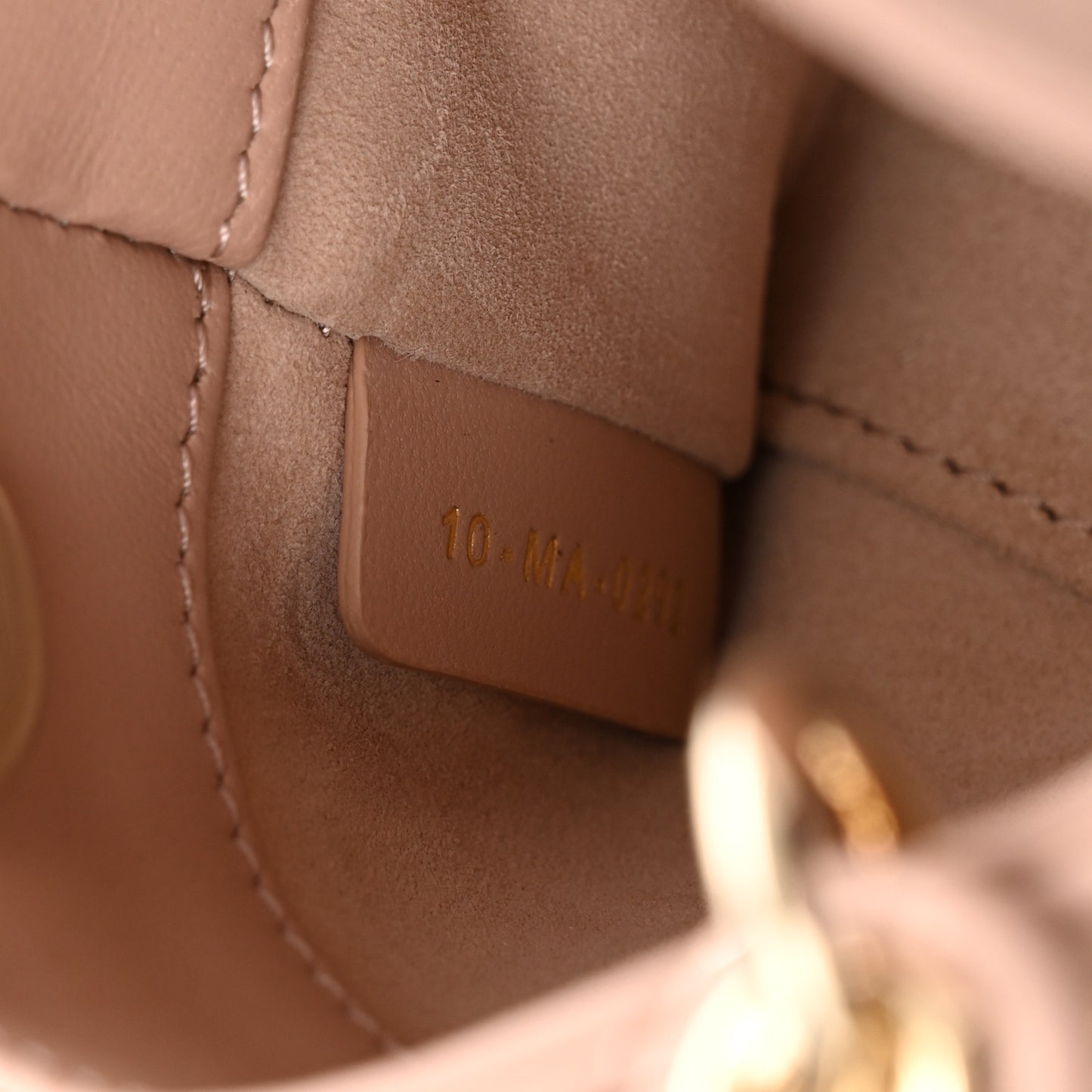 Lambskin Cannage Micro DiorAmour Lady Dior Pink