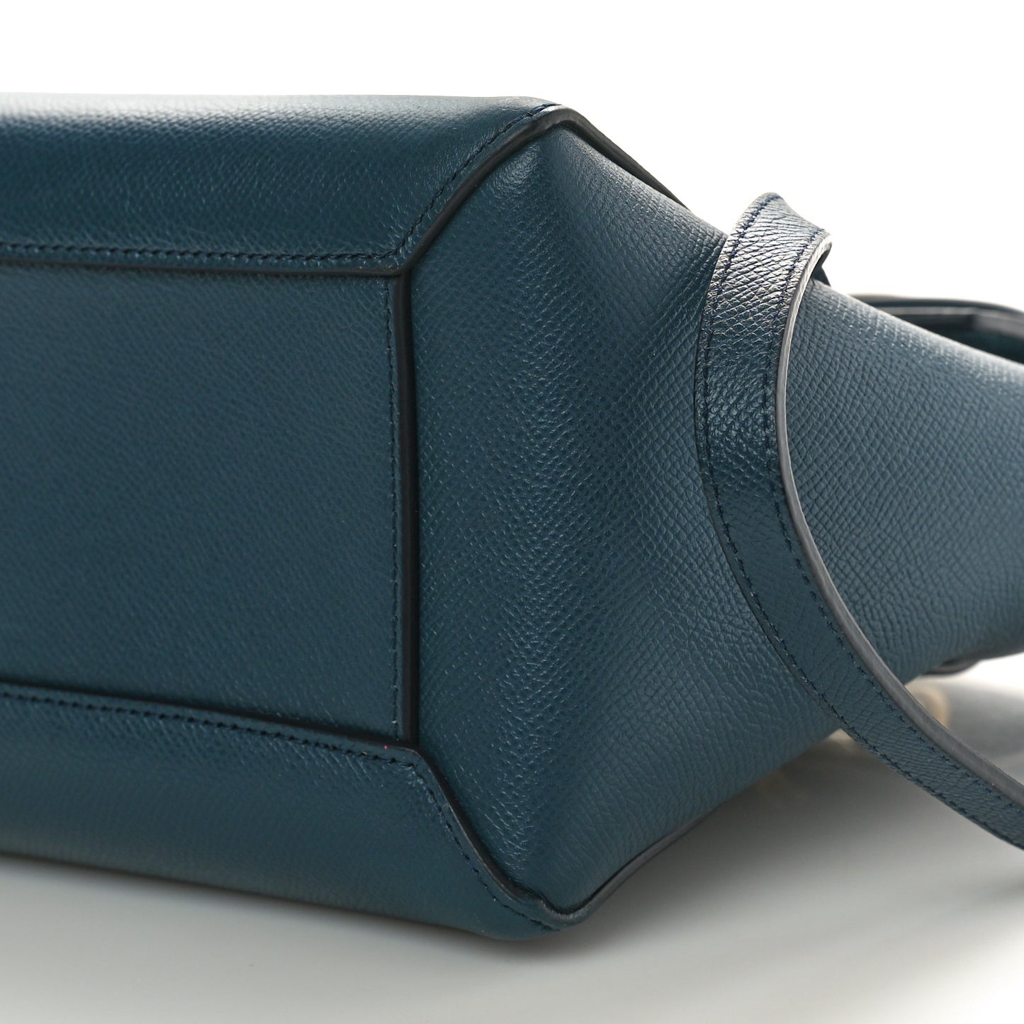 Baby Grained Calfskin Micro Belt Bag Deepsea