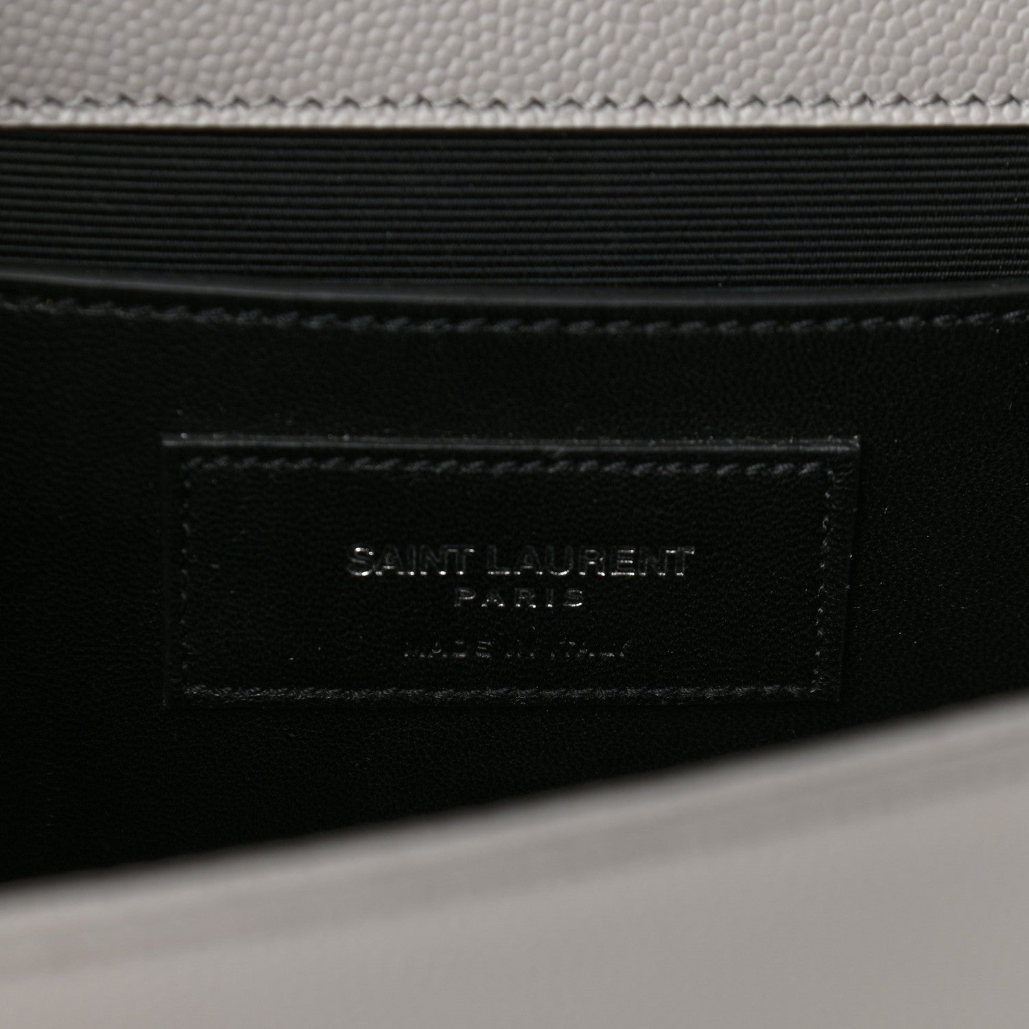 Saint Laurent Grain De Poudre Medium Classic Monogram Kate Satchel Souris 7 of 11