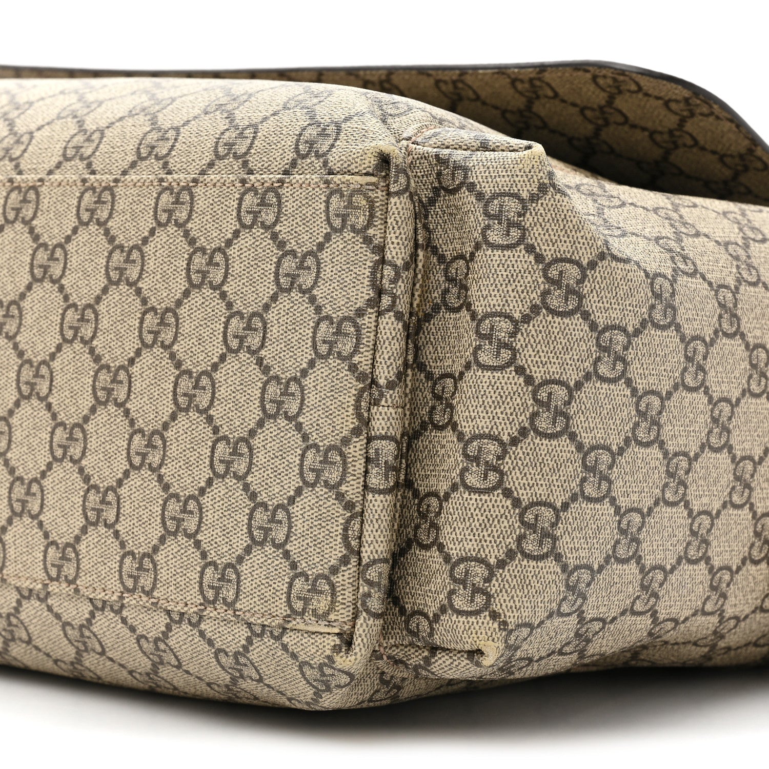 Gucci GG Plus Monogram Messenger Diaper Bag Dark Brown 9 of 15